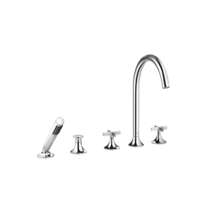 Grifo de bañera de cinco orificios para borde con inversor VAIA